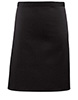 Colours mid-length apron Black