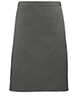 Colours mid-length apron Dark Grey