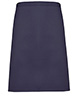 Colours mid-length apron Marine Blue