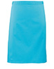 Colours mid-length apron Turquoise