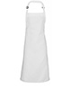 100 Polyester bib apron White