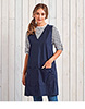 Waterproof wrap around tunic Navy