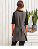 Wrap-around tunic Dark Grey