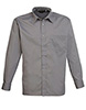 Long sleeve poplin shirt Dark Grey