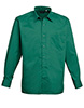 Long sleeve poplin shirt Emerald