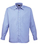 Long sleeve poplin shirt Mid Blue