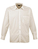 Long sleeve poplin shirt Natural