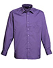 Long sleeve poplin shirt Purple