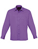 Long sleeve poplin shirt Rich Violet