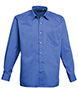 Long sleeve poplin shirt Royal