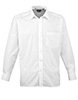 Long sleeve poplin shirt White