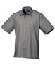 Short sleeve poplin shirt Dark Grey