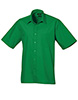 Short sleeve poplin shirt Emerald