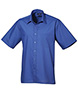 Short sleeve poplin shirt Royal