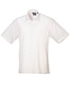 Short sleeve poplin shirt White