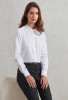 Women's Banded Collar Grandad Shirt White