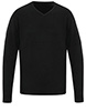 Essential acrylic v-neck sweater Black