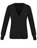 Cardigan en acrylique essentiel pour femmes Noir3