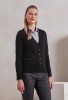 Womens essential acrylic cardigan Black