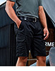 Workwear cargo shorts Black