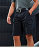 Workwear cargo shorts Black