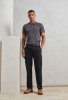 Stretchchecker work cargo trousers Black