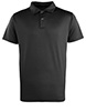 Coolchecker® studded polo Black