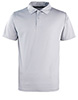 Coolchecker® studded polo Silver Grey