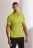 Coolchecker piqu&eacute; polo Lime