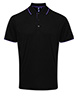 Contrast Coolchecker® polo BlackPurple