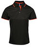 Womens contrast Coolchecker® polo BlackOrange