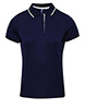 Womens contrast Coolchecker® polo NavyWhite