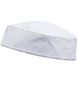 Turn-up chefs hat White