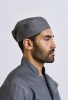 Chefs skull cap Grey Denim