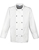 Cuisine long sleeve chefs jacket White