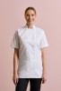 Veste de cuisine pour femme &agrave; manches courtes