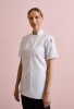 Veste de cuisine pour femme &agrave; manches courtes2