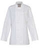 Womens long sleeve chefs jacket White