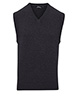 Sleeveless knitted sweater Charcoal