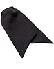 Womens clip-on cravat Black