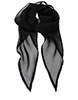 Colours Chiffon scarf Black
