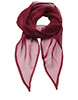 Colours Chiffon scarf Burgundy