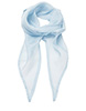 Colours Chiffon scarf Light Blue