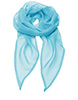 Colours Chiffon scarf Turquoise