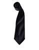 Colours satin tie Black