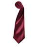 Colours satin tie Burgundy