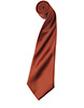 Colours satin tie Chestnut