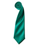 Colours satin tie Emerald