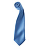 Colours satin tie Mid blue