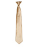 Colours satin clip tie Khaki